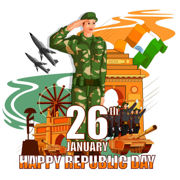 Free: Artisitc drawing on indian republic day Free Vector - nohat.cc